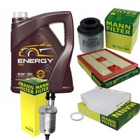 Mann Inspektionspaket 5L Mannol Energy 5W-30 FüR VW Sharan 1.4 TSI Seat Alhambra