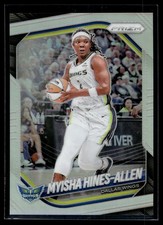 Myisha Hines-Allen 2025 Panini Prizm WNBA Silver Prizm Card #96