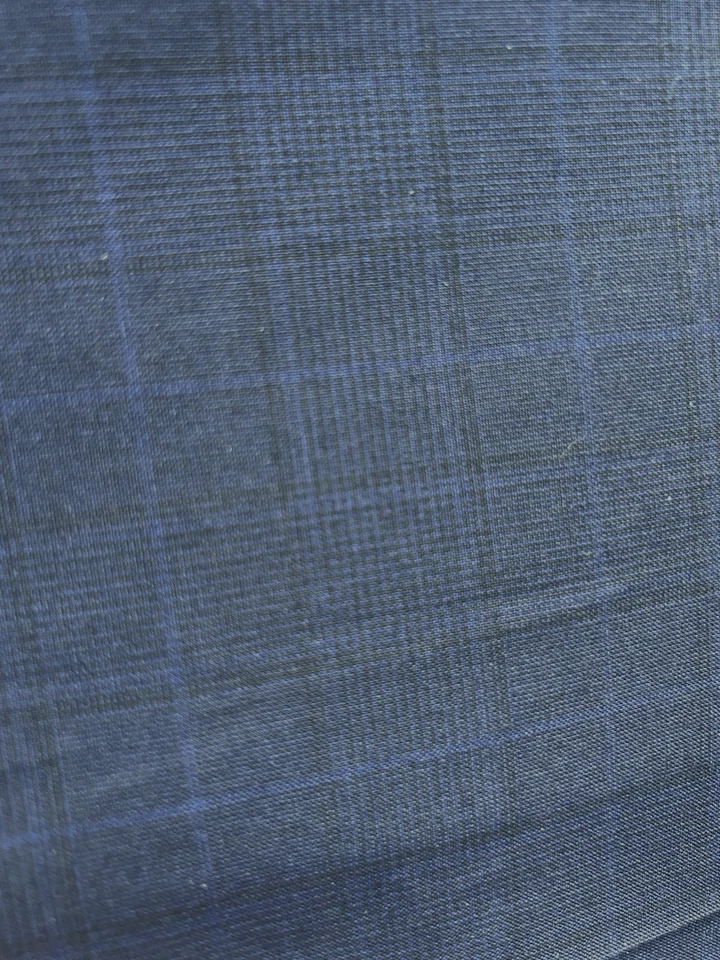 $395. Traje flexible Kenneth Cole Reaction listo para hombre azul marino ventana 46S 40W X 32L Foto 2 de 4