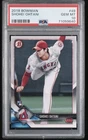 2018 Bowman Shohei Ohtani Rookie Card Pitching PSA 10 Gem Mint 10