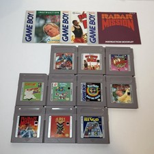 Lot Of 10 Nintendo Game Boy Games Killer Instinct Tiny Toon Bingo Taz Mania Work