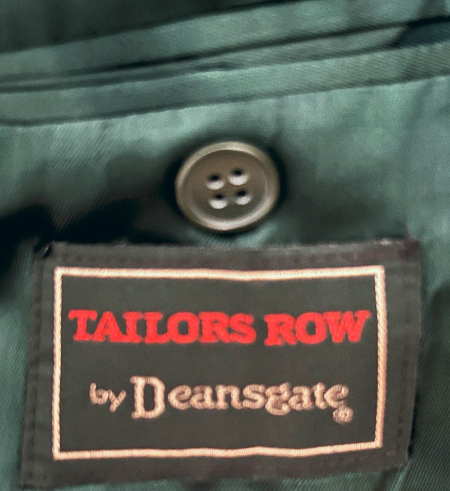 FILA Giacca blazer vintage TAILORS ROW capelli cammello 44 L verde 2 bottoni