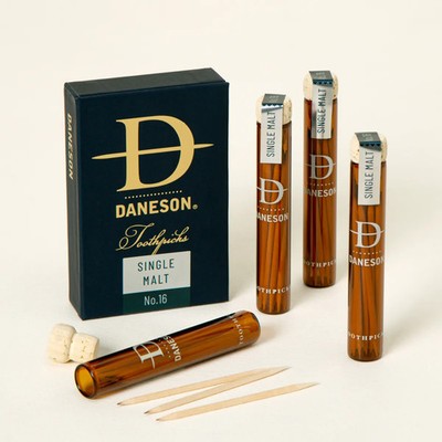 Scotch-Infused Toothpicks Gift Set