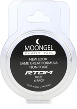 RTOM Moongel Drum Damper Pads - Blue (6-pack) (24-pack) Bundle