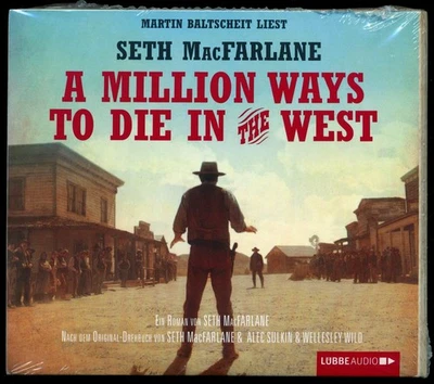 Seth MACFARLANE★A MILLION WAYS TO DIE IN THE WEST★Hörbuch★4-CD★Lübbe Audio★NEU★ - Bild 1 von 2