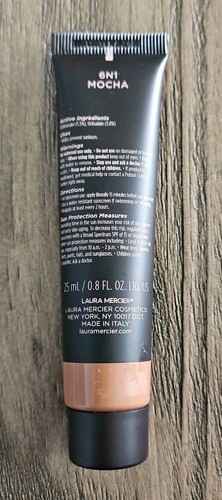 Laura Mercier crema idratante colorata perfezionatore pelle naturale SPF 20-6N1 MOKA 0,8 once - Foto 2 di 3