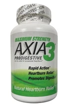 AXIA3 Maximum Strength Prodigestive Natural Heartburn Relief 90 Tablets 04/26