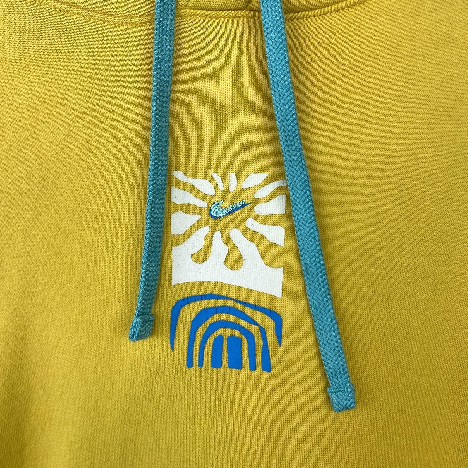 Nike Hoodie Mens Large DR9782-709 Pullover Graphic Greetings From Sun Design thumbnail 2