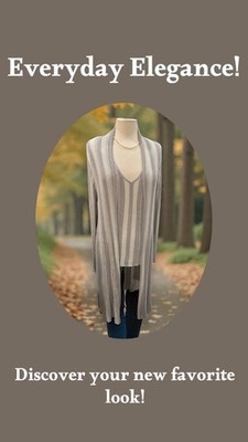 Two Piece INC International Concepts,Silver ,knitted SZ XXL 