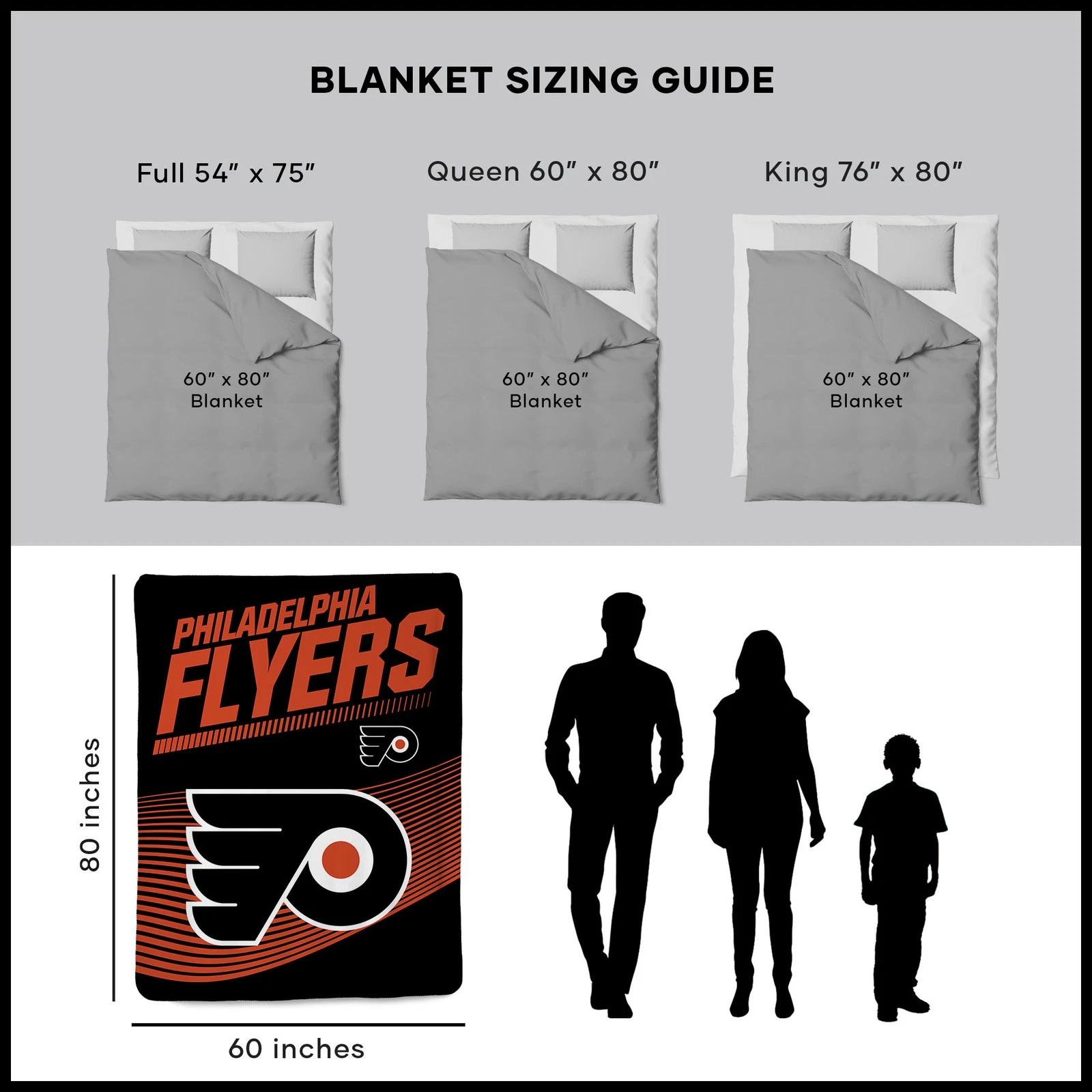 Philadelphia Flyers Throw Blanket
