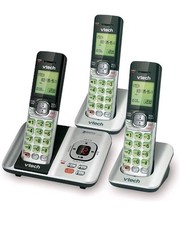 VTech DECT 6.0 Cordless Phone Answering System Caller ID Call Waiting 3 Handsets