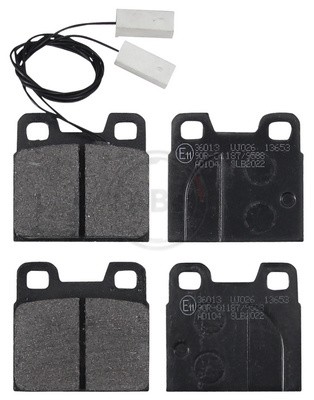 A.B.S. 36013 brake pad set, disc brake for Alfa Romeo