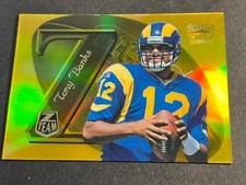 1997 Pinnacle Zenith Z Team MIRROR GOLD Tony Banks Inverted Error Back PLS READ
