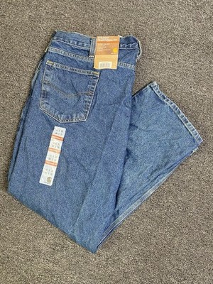 Carhartt Straight Leg Traditional Fit Blue Jeans B480 DVB Mens Size 44x30 NWT