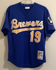 Mitchell & Ness Cooperstown Collection Jersey 1991 Robin Yount #19 - Sz M (40)