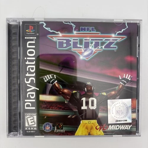 NFL Blitz (Sony PlayStation 1) - Complete In Box - Tested/Working