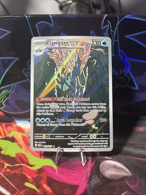 Pokémon TCG Clawitzer Illustration Rare Mega Evolution 141/132