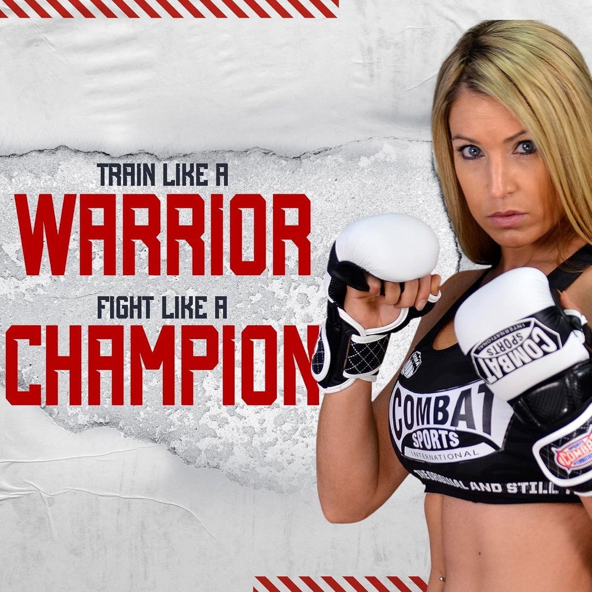 Combat Sports Max Strike Mma Training Gloves Fingerless Red Boxing