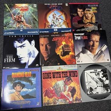 Laserdiscs Lot of 9 Movies see photos for titles LD