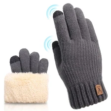 Winter Touchscreen Windproof Gloves for Men & Women - For Cold Weather Outdoor 