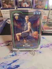 2024-25 Topps Chrome Rookie Cody Williams #160 Utah Jazz