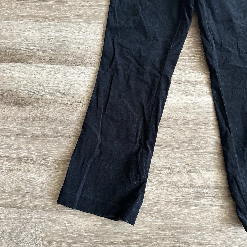 Jones New York Sport Corduroy Wide leg Bootcut Causal Work Pants Black Womens 14 - Image 3 of 4