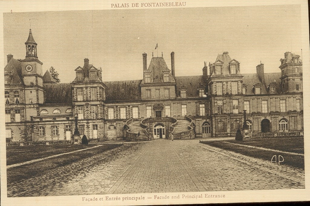 CPA 77 FONTAINEBLEAU / Entrée De La Grande Rue, Carte Postale Ancienne, 1900