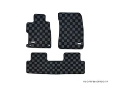 P2M Race Floor Mats Dark Grey Front & Rear for 12-15 Honda Civic 4DR Sedan FB6