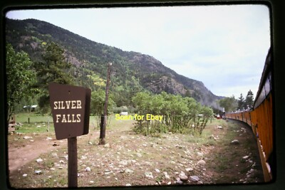 Denver & Rio Grande Western SilverFalls Colorado 1974 Kodachrome Dia AA 8-8B