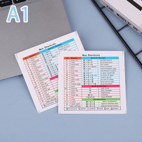 2Pcs Reference Keyboard Shortcut Sticker Adhesive For Windows Laptop Sticker H❤F - Picture 13 of 14