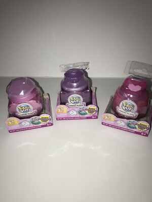 Pikmi Pops Surprise Cheeki Puffs Scented Shimmer Puff Bundle of 3 Small Packs