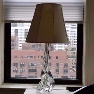 tall crystal table lamps