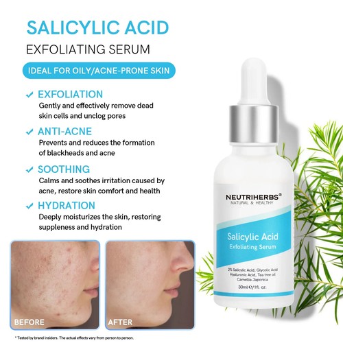 Neutriherbs Face Serums: Hyaluronic Acid, AHA, Niacinamide, Salicylic Acid - Set - Picture 26 of 26