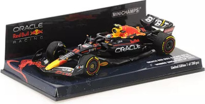 2022 RED BULL RACING RB18 SERGIO PEREZ WINNER SINGAPORE GP in 1:43 scale