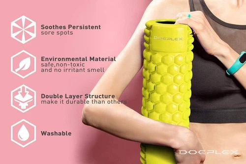 Doeplex Foam Roller Massager Flexibility Muscle Massage Health Beauty Body Care