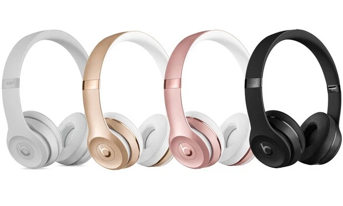 Authentic Apple Beats by Dr. Dre Solo 3 3.0 Wireless Headphones On