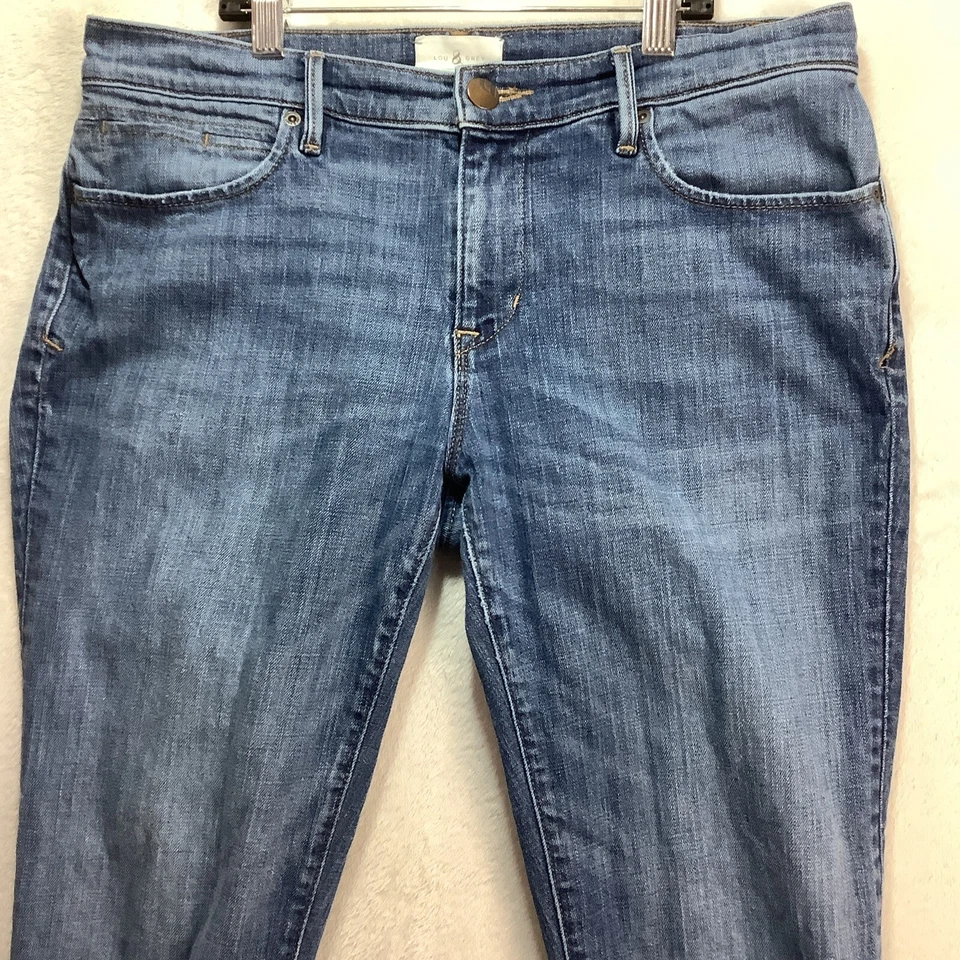 Pantalones de mezclilla Lou & Grey para mujer talla 28 (medidas 32 x 28) holgados ajustados elásticos Foto 3 de 4