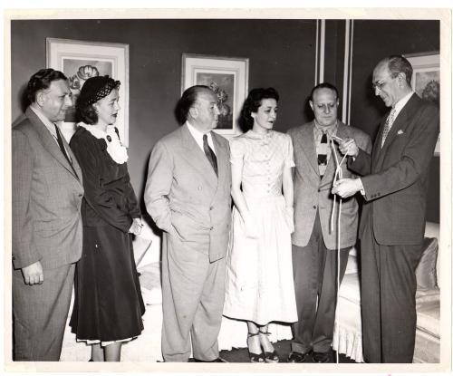Foto publicitaria original Rope 1948 Alfred Hitchcock, Lawrence Blockman - Imagen 1 de 2
