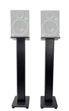 (2) Rockville 28" Studio Monitor Speaker Stands For Mackie CR4BT Monitors