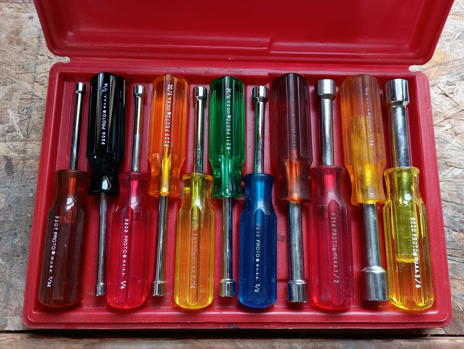 Proto Nut Driver Set 11 pc SAE in case Very Little Use eBay