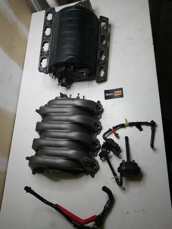 AUDI S4 2008 4,2 L V8 OEM motor colector de admisión de aire conjunto 079133185AB Foto 3 de 4