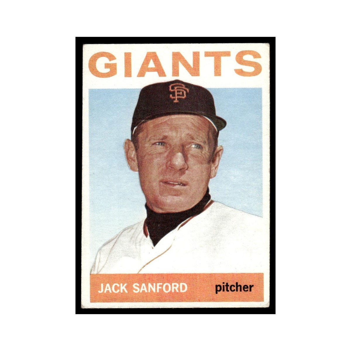 1964 Topps Baseball Card Jack Sanford Giants #414 | eBay