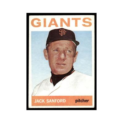 1964 Topps Baseball Card Jack Sanford Giants #414 | eBay