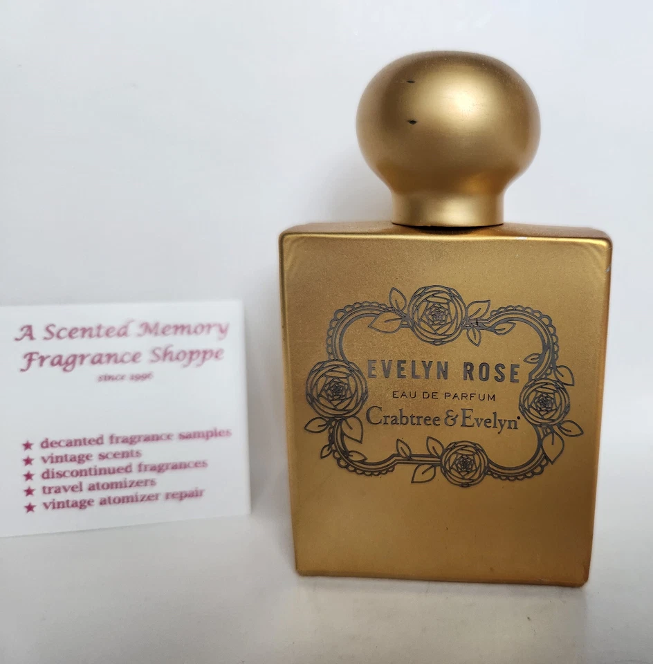 Vintage Evelyn Rose EDP Perfume Spray by Crabtree & Evelyn ~ 1.7 fl oz ~ 50 ml - Image 2 of 4