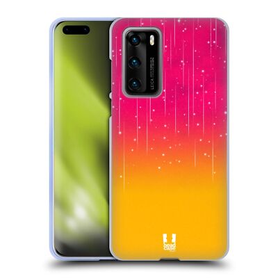 HEAD CASE DESIGNS NEON RAIN OMBRE SOFT GEL CASE FOR HUAWEI PHONES 4