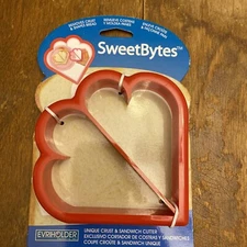 New Sweetbytes Crust Sandwich Cutter Heart Lunch Uncrustable