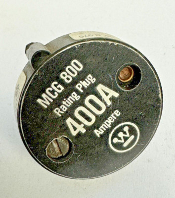 WESTINGHOUSE - MCG 800 400A - RATING PLUG - 8MCG400A