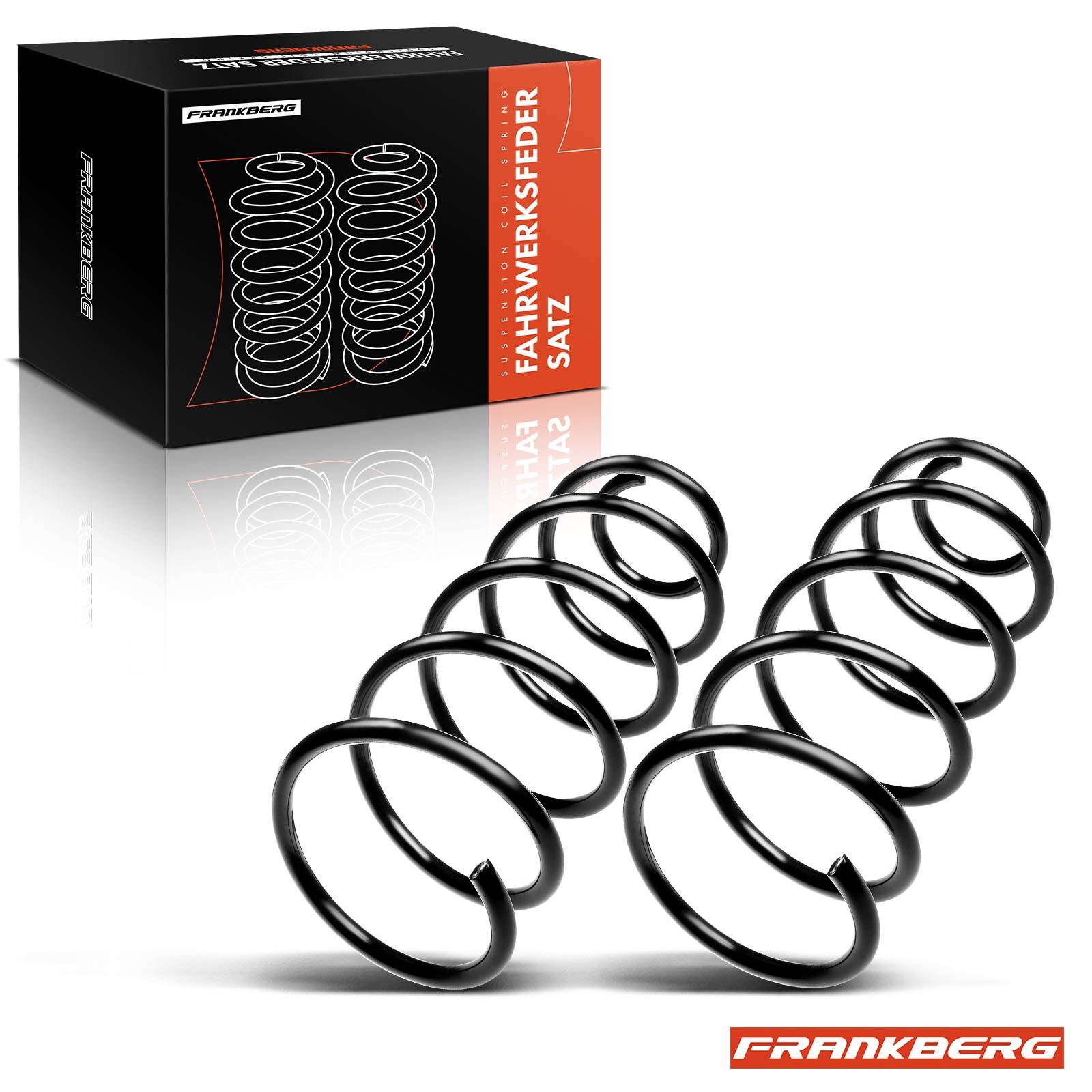 FRANKBERG 2x Coil Spring Set for VW Golf 97-06 Bora Skoda Octavia 96-10 Front