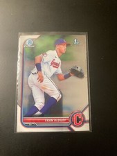 2022 Bowman Chrome Fran Alduey 1st Rookie Prospect RC BCP-39 Cleveland Guardians