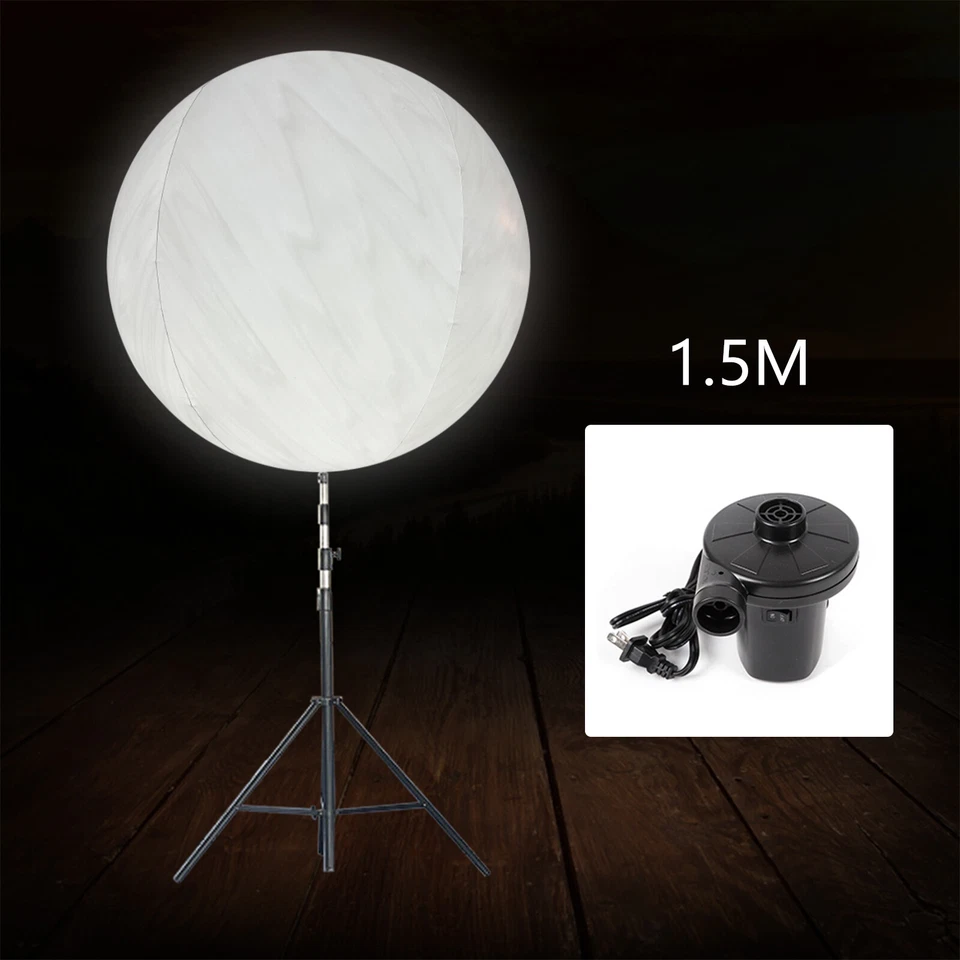Led Inflatable Stand Tripod Balloon For Wedding Party, Advertising Stage Light - Image 4 of 4